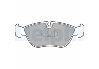 Brake Pad Set, disc brake LP839 Delphi