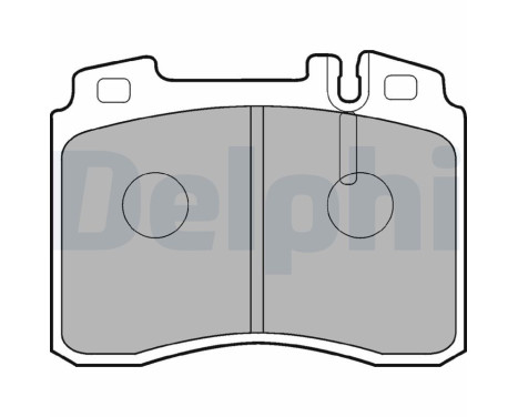 Brake Pad Set, disc brake LP844 Delphi