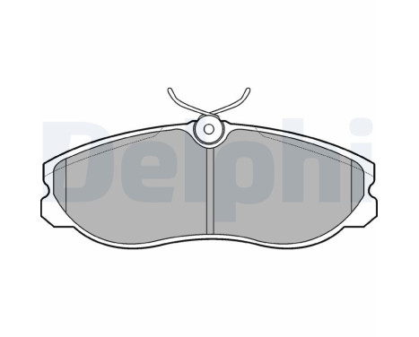 Brake Pad Set, disc brake LP847 Delphi