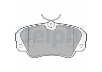 Brake Pad Set, disc brake LP848 Delphi