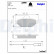Brake Pad Set, disc brake LP851 Delphi, Thumbnail 2