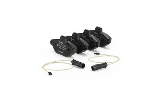 Brake Pad Set, disc brake LP851 Delphi, Image 3