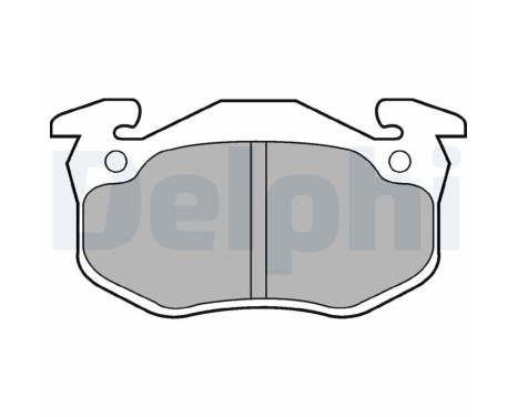 Brake Pad Set, disc brake LP852 Delphi