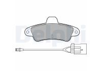 Brake Pad Set, disc brake LP853 Delphi