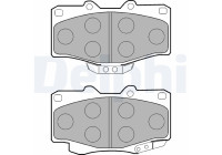 Brake Pad Set, disc brake LP854 Delphi