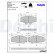 Brake Pad Set, disc brake LP854 Delphi