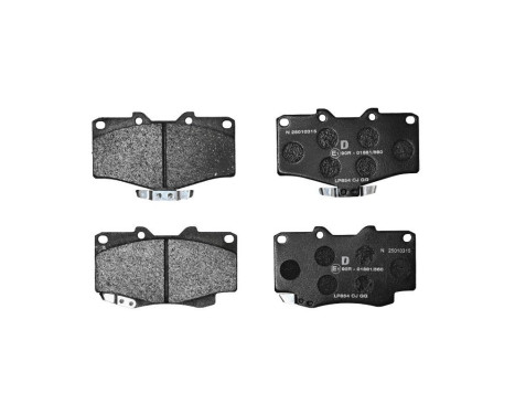 Brake Pad Set, disc brake LP854 Delphi, Image 3