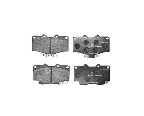 Brake Pad Set, disc brake LP854 Delphi, Image 2