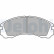 Brake Pad Set, disc brake LP871 Delphi