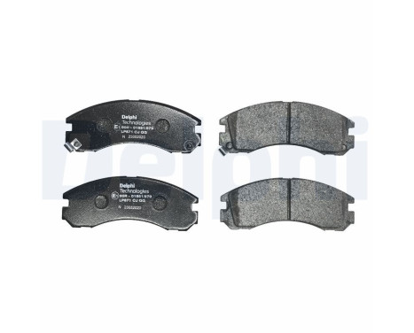 Brake Pad Set, disc brake LP871 Delphi, Image 2