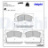 Brake Pad Set, disc brake LP871 Delphi, Thumbnail 4