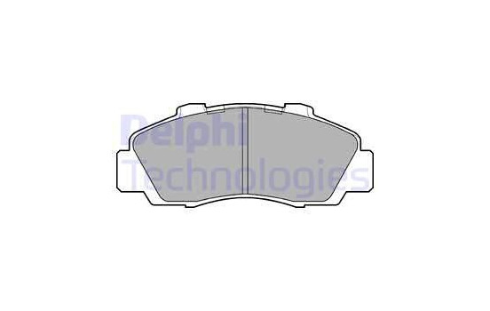 Brake Pad Set, disc brake LP872 Delphi