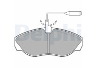 Brake Pad Set, disc brake LP877 Delphi