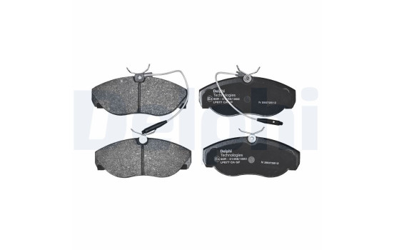 Brake Pad Set, disc brake LP877 Delphi, Image 2