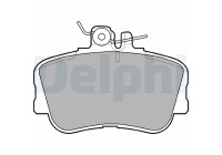 Brake Pad Set, disc brake LP881 Delphi