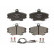 Brake Pad Set, disc brake LP885 Delphi