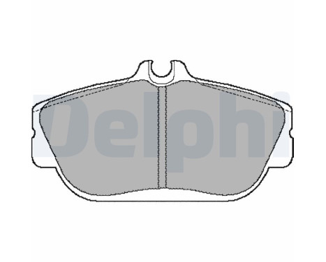 Brake Pad Set, disc brake LP887 Delphi