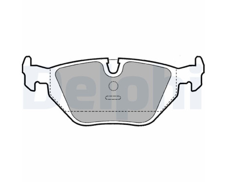 Brake Pad Set, disc brake LP907 Delphi