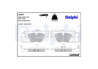 Brake Pad Set, disc brake LP907 Delphi