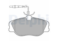 Brake Pad Set, disc brake LP909 Delphi