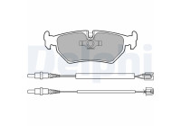 Brake Pad Set, disc brake LP910 Delphi