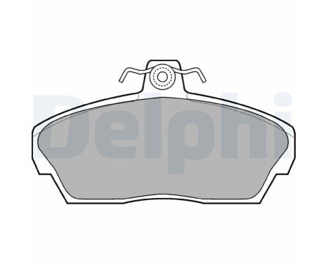 Brake Pad Set, disc brake LP911 Delphi