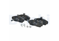 Brake Pad Set, disc brake LP911 Delphi
