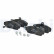 Brake Pad Set, disc brake LP911 Delphi