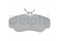 Brake Pad Set, disc brake LP913 Delphi