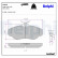 Brake Pad Set, disc brake LP913 Delphi