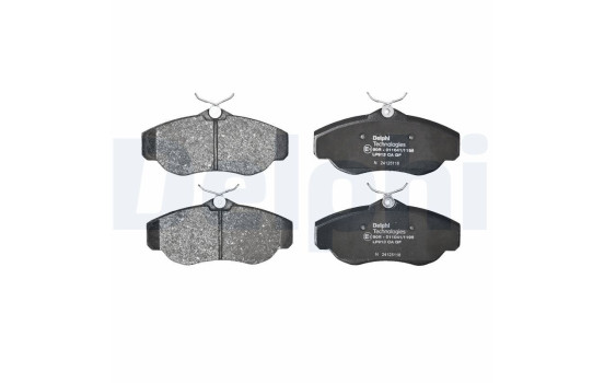 Brake Pad Set, disc brake LP913 Delphi, Image 2