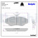 Brake Pad Set, disc brake LP913 Delphi, Thumbnail 3