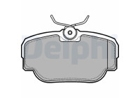 Brake pad set, disc brake LP914 Delphi