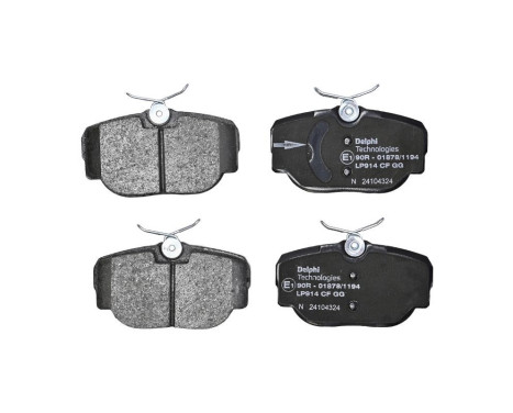 Brake pad set, disc brake LP914 Delphi, Image 3