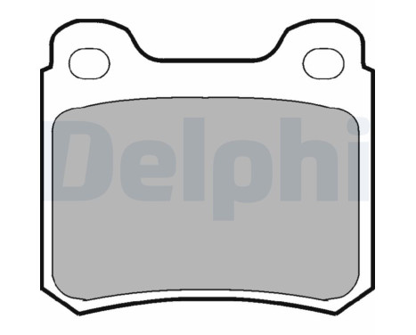 Brake Pad Set, disc brake LP915 Delphi