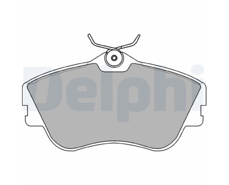 Brake Pad Set, disc brake LP918 Delphi