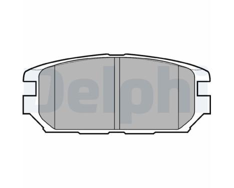 Brake Pad Set, disc brake LP921 Delphi