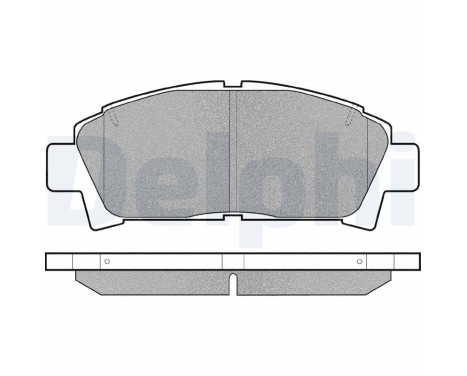 Brake Pad Set, disc brake LP940 Delphi