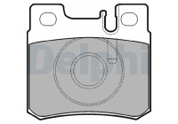 Brake pad set, disc brake LP946 Delphi
