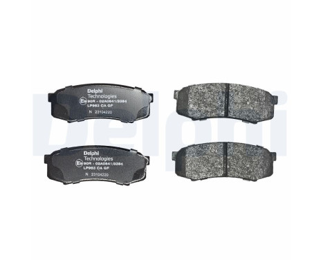 Brake Pad Set, disc brake LP963 Delphi, Image 2