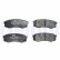 Brake Pad Set, disc brake LP963 Delphi, Thumbnail 2