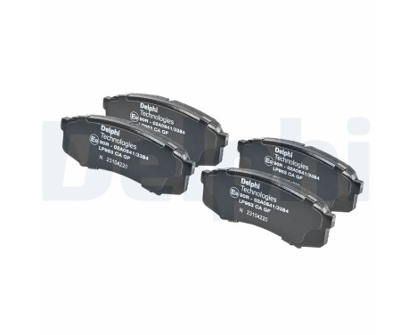 Brake Pad Set, disc brake LP963 Delphi, Image 3