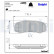 Brake Pad Set, disc brake LP963 Delphi, Thumbnail 4