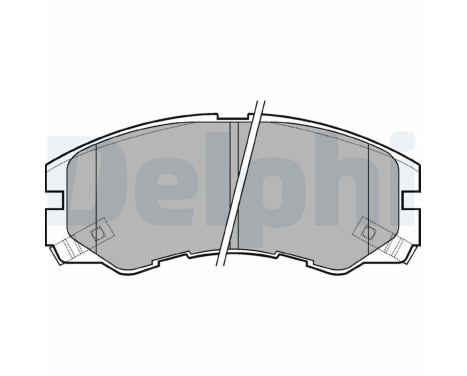 Brake Pad Set, disc brake LP964 Delphi