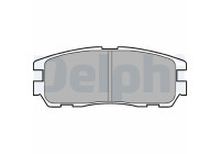 Brake Pad Set, disc brake LP965 Delphi