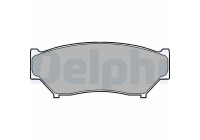 Brake Pad Set, disc brake LP967 Delphi