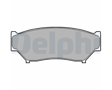 Brake Pad Set, disc brake LP967 Delphi