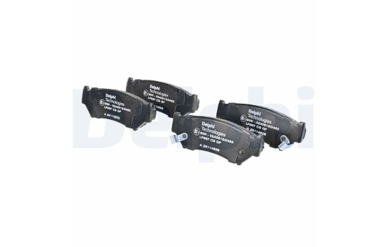 Brake Pad Set, disc brake LP967 Delphi