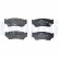 Brake Pad Set, disc brake LP967 Delphi, Thumbnail 2
