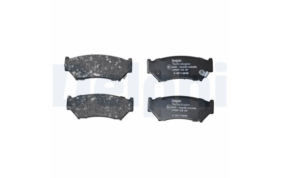 Brake Pad Set, disc brake LP967 Delphi, Image 2